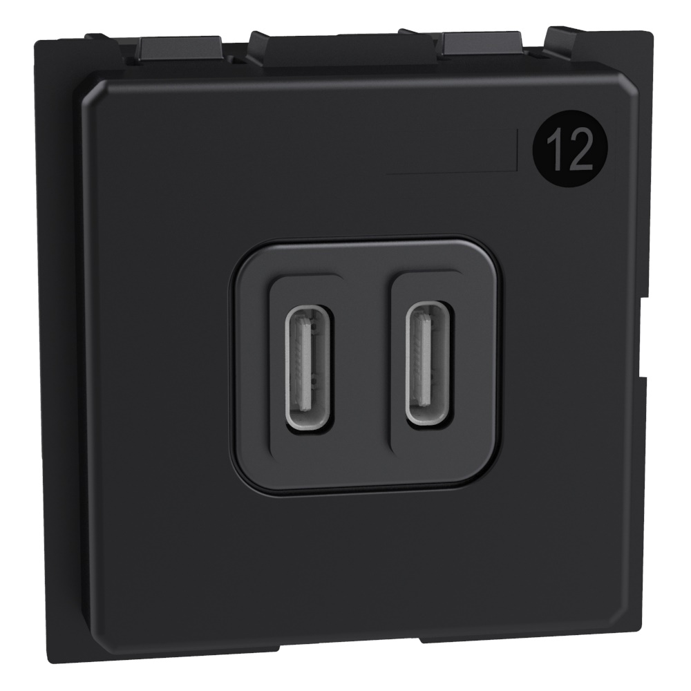 Caricatore USB Tipo C doppia porta 30W per dispositivi elettronici