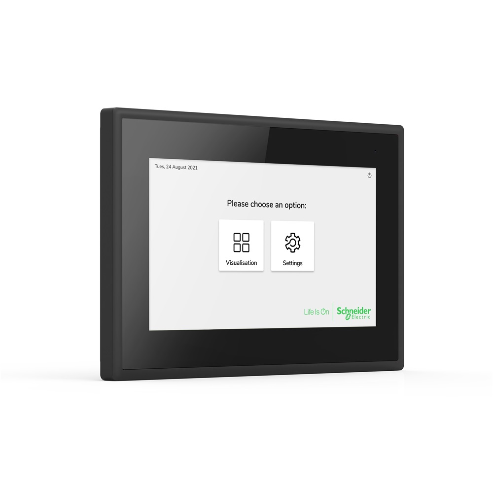 Touch Panel SpaceLogic KNX IP 7 Pollici Nero