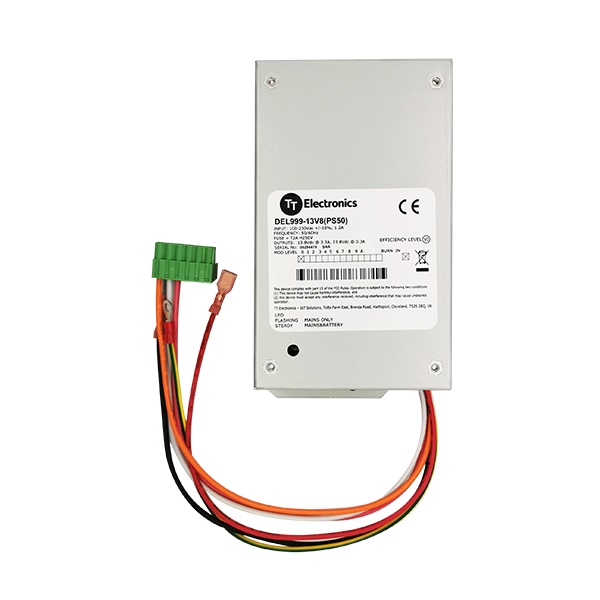 Alimentatore 12VDC 50W montaggio DIN con uscita batteria, certificato CEC