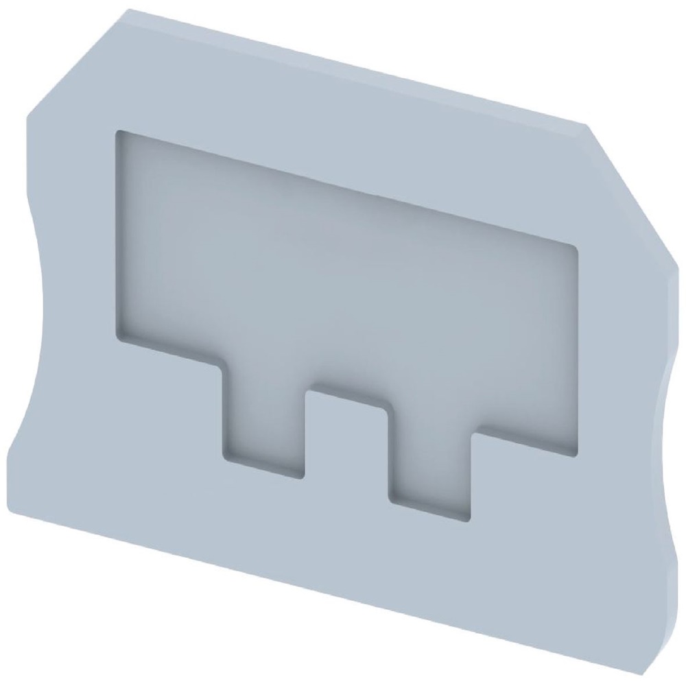 Piastrina terminale per morsetti serraggio a vite sezione 2,5 mm² connessioni elettriche affidabili