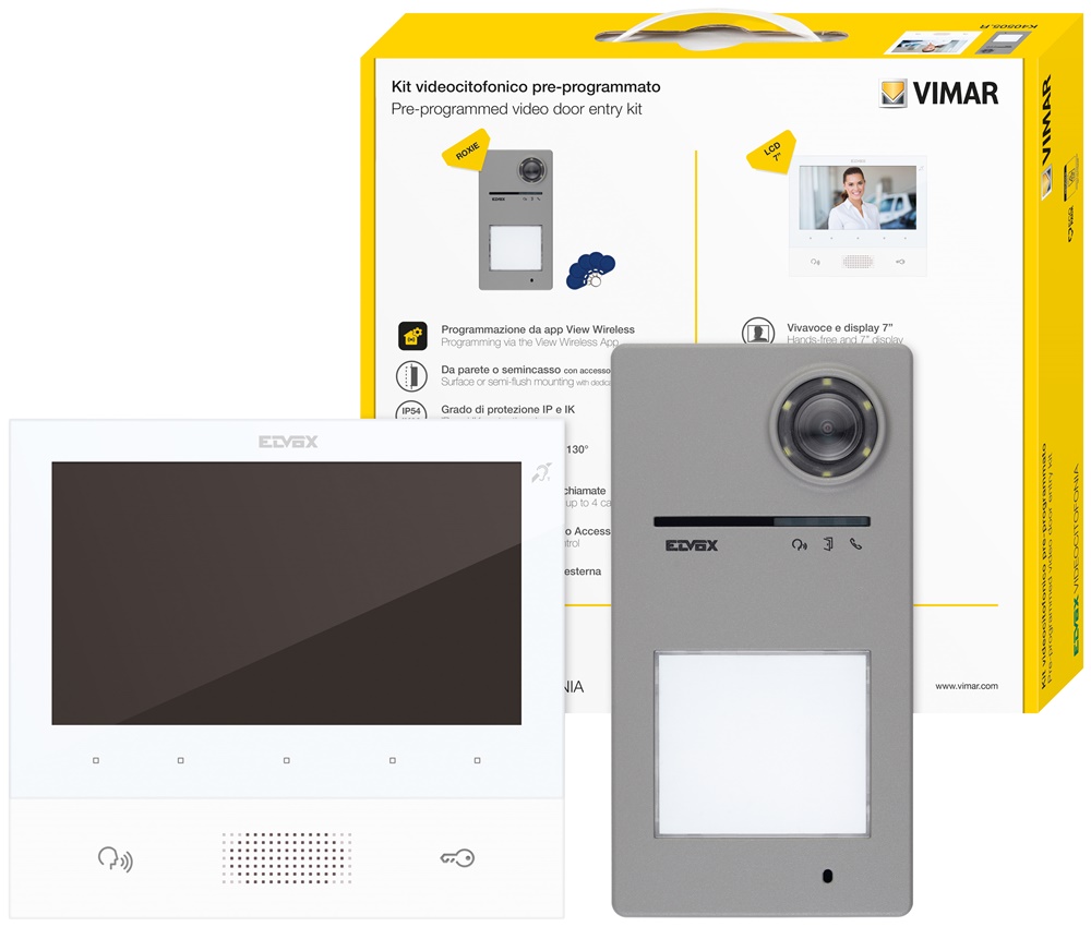 KIT VIDEOCITOFONICO M/BIF.TAB 7 B.+