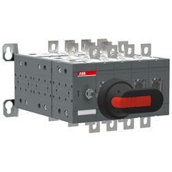 Sezionatore bypass 4 poli OT250E04YP con maniglia e albero inclusi per impianti elettrici sicurezza e continuità operativa