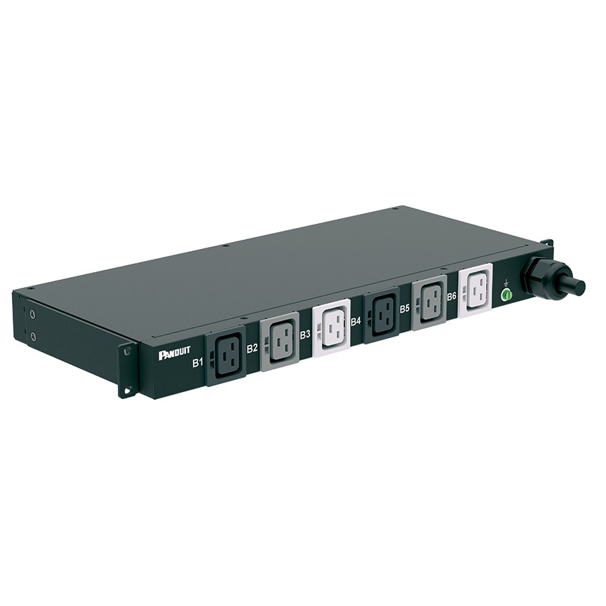 PDU di base, 32AMP, 400V, (6)C19, IEC 60309 3P+N+E 6h 32A (IP44)