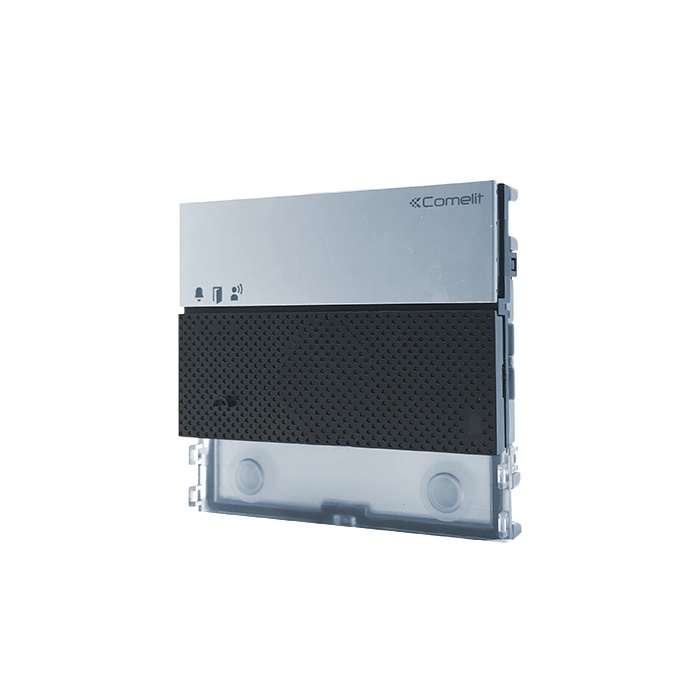 Serie Ultra - Modulo audio per pulsantiera, sistema ViP, microfono digitale omnidirezionale, doppio altoparlante, sensore crepuscolare