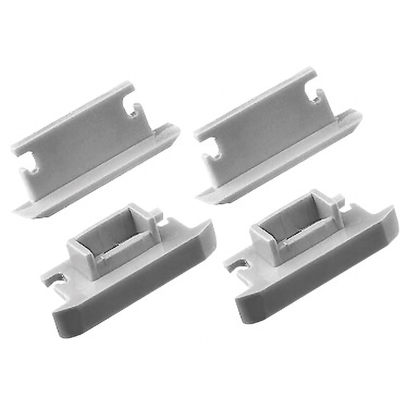 KIT 4 tappi protezione profili elettrici resistenti polvere umidità uso domestico e professionale