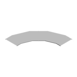 W5 COP. CURVA PIANA 90  B.100 SP 1