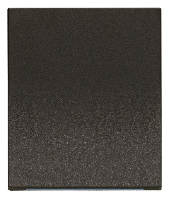 Lampada segnapasso LED nero alta efficienza 100-240V 2 moduli uso emergenza opzionale