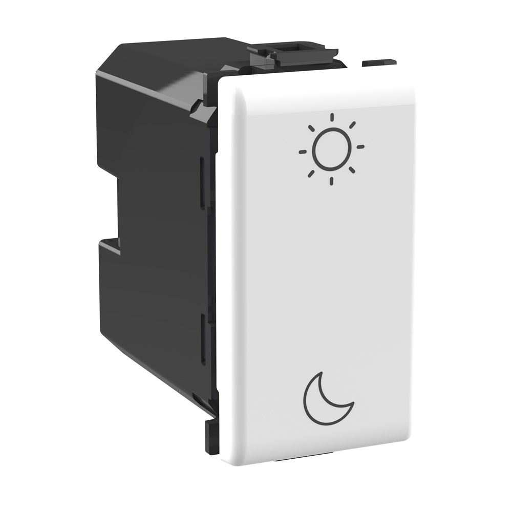 Interruttore wireless Matix 1 modulo controllo scenari Notte/Giorno senza cablaggio per illuminazione residenziale e commerciale