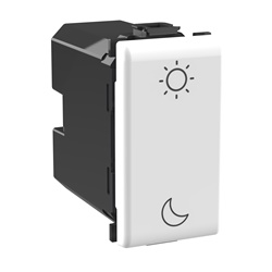 Interruttore wireless Matix 1 modulo controllo scenari Notte/Giorno senza cablaggio per illuminazione residenziale e commerciale