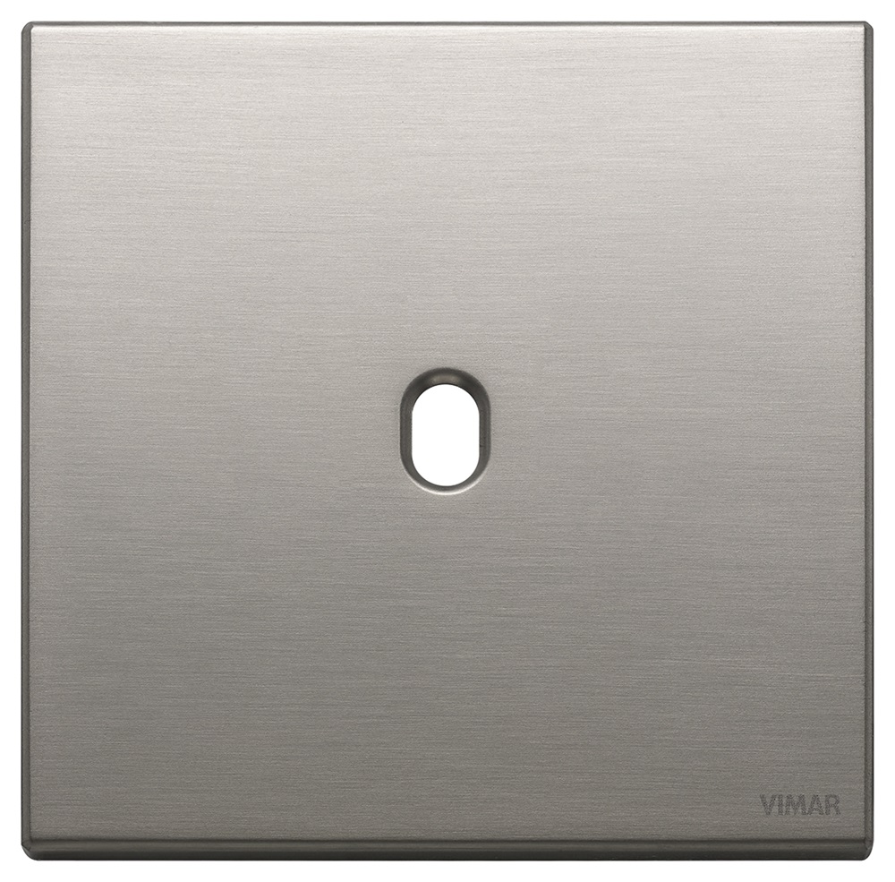 PLACCA 2MX1 VINTAGE NICHEL SPAZZOLA