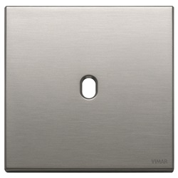 PLACCA 2MX1 VINTAGE NICHEL SPAZZOLA