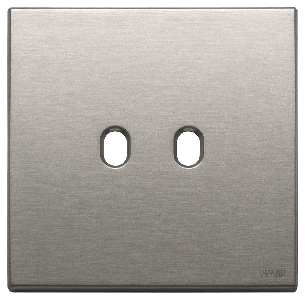 PLACCA 2MX2 VINTAGE NICHEL SPAZZOLA