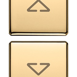 Tasti Flat intercambiabili simboli frecce colore oro per dispositivi elettronici