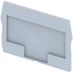 Piastrina terminale CEECP6 per morsetti push-in connessione sicura installazione veloce