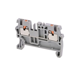 Morsetti componibili push-in per guida DIN, sezione 1,5 mm², per impianti elettrici civili e industriali