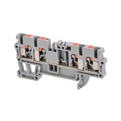 Morsetti componibili multiconduttore push-in per guida DIN 2,5 mm² uso elettrico civile industriale