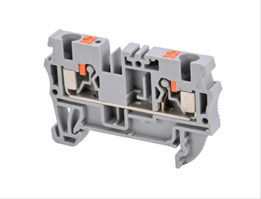 Morsetti componibili push-in per guida DIN, sezione 0,08-16 mm², per impianti elettrici civili e industriali