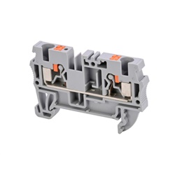 Morsetti componibili push-in per guida DIN, sezione 0,08-16 mm², per impianti elettrici civili e industriali