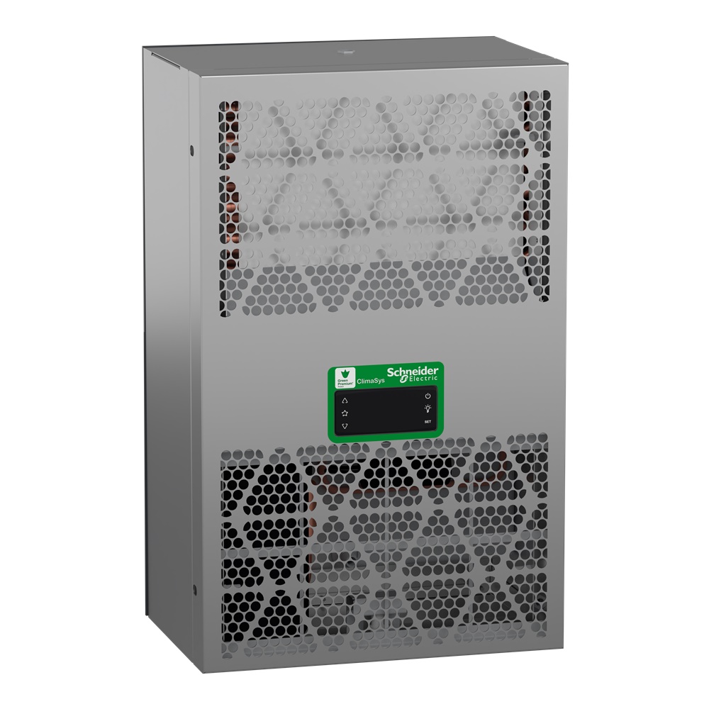 Unità raffreddamento laterale inox 350W 230V per pannelli elettrici industriali e uffici