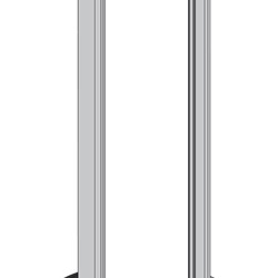 COLONNA CON SPECCHIO 1385 MM