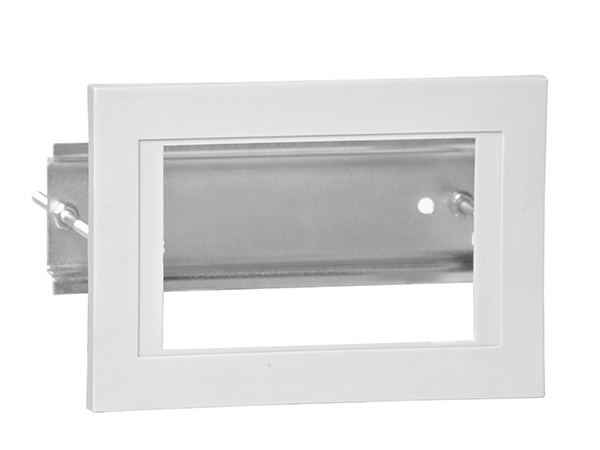 Flangia montaggio retro quadro 4 moduli per impianti elettrici