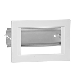 Flangia montaggio retro quadro 4 moduli per impianti elettrici