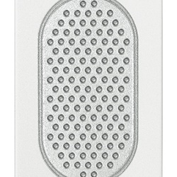Suoneria ronzatore 230V 50-60Hz bianco con funzione settabile per impianti elettrici