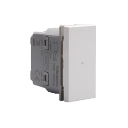 Invertitore assiale 10A 250V bianco 1 modulo per uso domestico e professionale