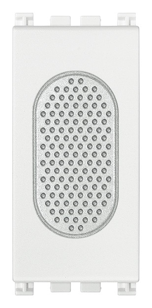 Suoneria ronzatore 12V 50-60Hz bianco con funzione settabile per impianti elettrici