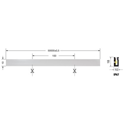 Neon Strip Digitale RGB 24V IP67 striscia LED resistente per interno ed esterno, colori personalizzabili, installazione semplice