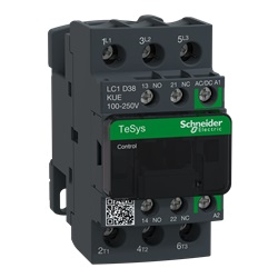 TeSys D Green contattore - 3P - <= 440 V - 38 A AC-3 - 100...250 V AC/DC