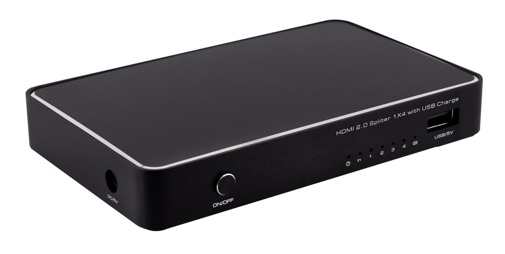SPLITTER HDMI 1 SOURCE TO 4 SCREENS