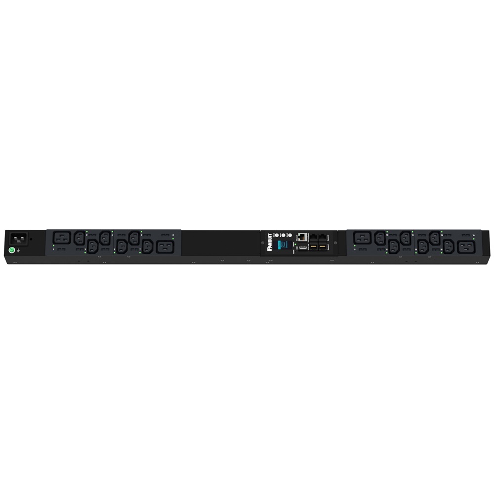 PDU MS, 16AMP, 230V, (12)C13, (4)C19, IEC 60309 2P+E 6h 16A (IP44)