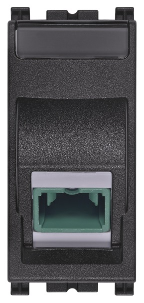 PRESA OTTICA MONO 9/125 SC GRIGIO