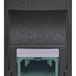 Presa ottica monomodale 9/125 µm SC simplex grigio per fibra ottica