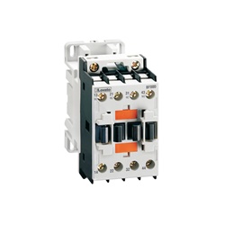Contattore ausiliario 2NA 2NC bobina 48VDC comando AC/DC per automazione industriale
