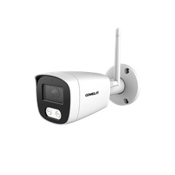 Serie Smart - Telecamera Wi-Fi bullet 5MP, ottica fissa 2.8mm, ColorUP, Light LED, dual light, microfono, incluso alimentatore 12VDC, IP66
