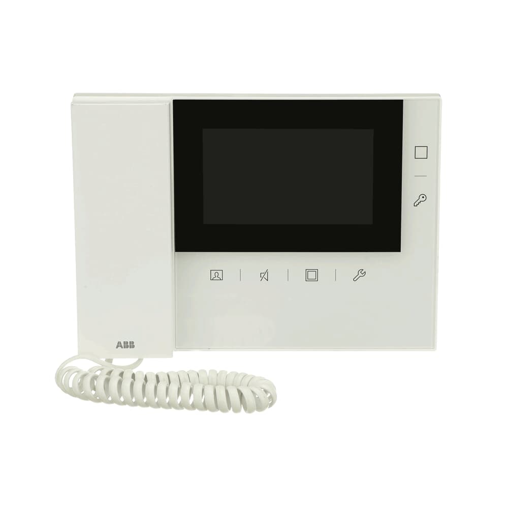 Video Indoor Station 4,3 con cornetta integrata e funzione T-Loop per comunicazione audio professionale