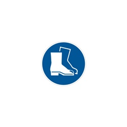 Etichetta prescrizione MS-WB 50mm calzature protettive industria