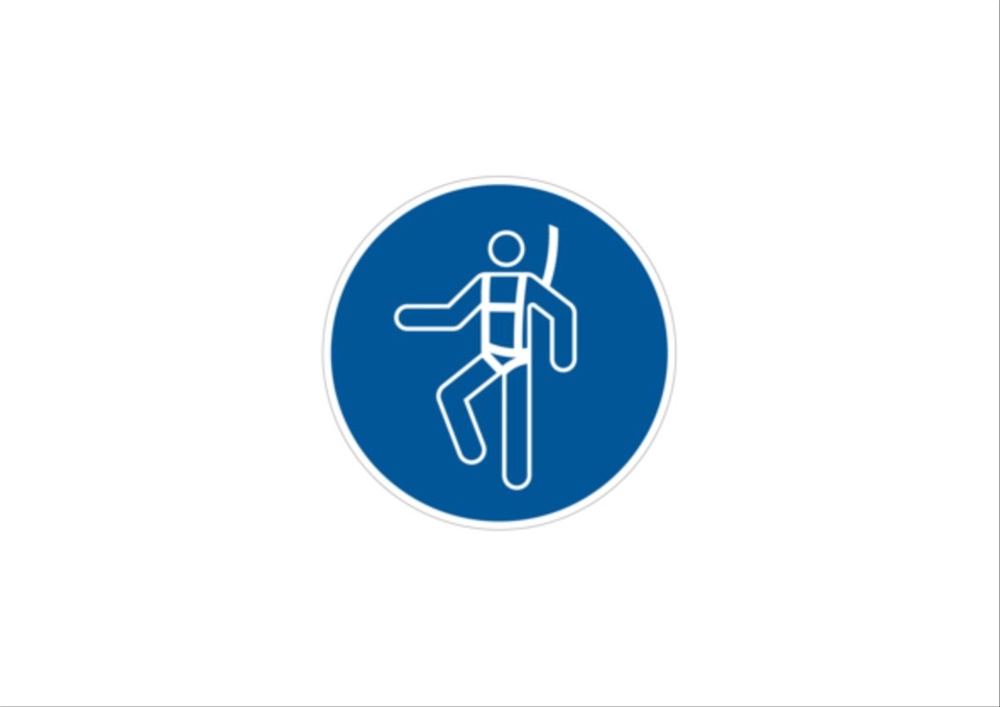 Etichetta prescrizione MS-PH indossabile imbracatura 50mm