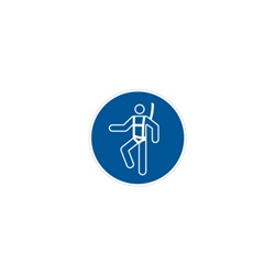 Etichetta prescrizione MS-PH indossabile imbracatura 50mm