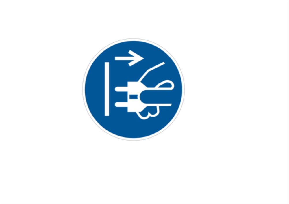 Etichetta prescrizione MS-DM 25mm segnalazione impianti