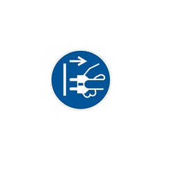 Etichetta prescrizione MS-DM togliere spina lavaggio 100mm