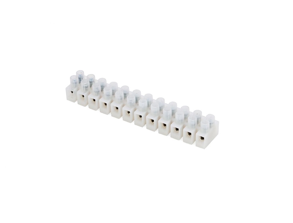 Morsettiera 12 poli poliamide sezione 2,5 mm connessione elettrica sicura professionale