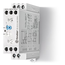 TEMPORIZZATORE MULTIFUNZ.24/240V 2C