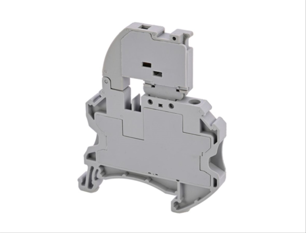 Morsetti componibili a vite con fusibile 5x20 mm, per conduttori 0,5-6 mm², uso industriale e civile