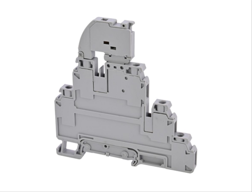 Morsetti componibili a vite con fusibile 5x20 mm per impianti elettrici civili e industriali