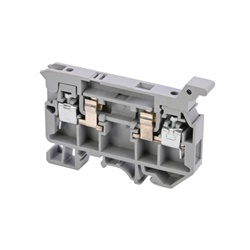 Morsetti componibili a vite con fusibile 6,3x32 mm per impianti elettrici civili e industriali, montaggio su guida DIN, per conduttori 0,5-6 mm²