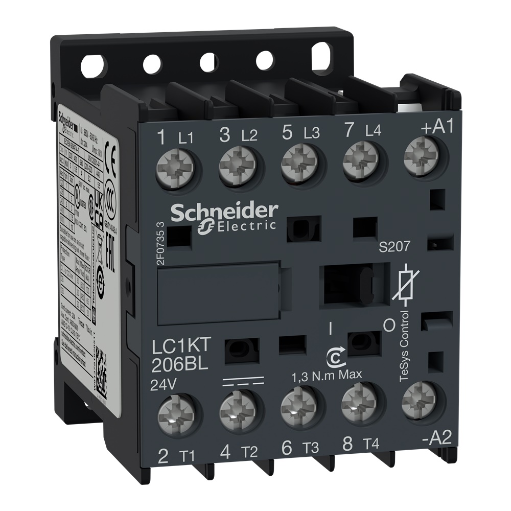 TeSys K contattore - 4P (4 NO) - AC-1 20 A - 110 V DC rail