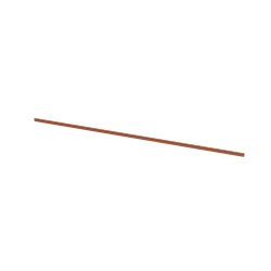 Barra piatta rame filettata 30x10 mm per distribuzione elettrica professionale